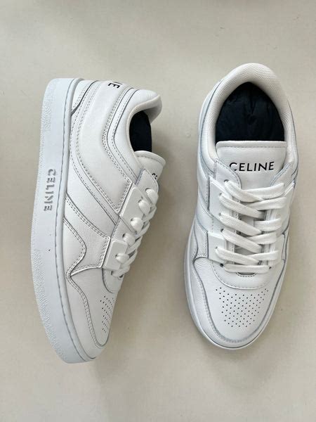 celine trainers white